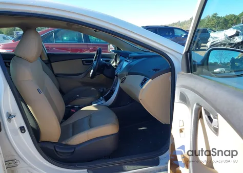 2012 Hyundai Elantra Limited z USA, uszkodzony, nr VIN 5NPDH4AE7CH082621